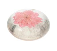 Garneck Acid Handmade Flower Essential Oil Soap Bar Pink Cherry Blossom Scented Bath and Shower Soap for Home Skincare