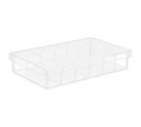 Garneck Acrylic Incubation Box with Secure Fitting Lid and 6 Compartments for Laboratory Specimen Observation and Aquarium Fry Hatching in Experiment Supplies