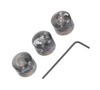 Garneck Adjustable Electric Guitar Knobs Set Volume Tone Control Rotary Knobs with Spanner Mica Color for Electric Bass and Guitar