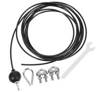 Garneck Adjustable Multi-function Gym Cable Pulley System Replacement for Exercise Equipment, Made of Sturdy Rubber and Aluminum Alloy, for Workout Routine to Strength and Flexibility