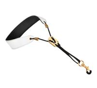 Garneck Adjustable Sax Neck Strap Leather and Metal Material with Easy to Use Feature for Tenor Alto Saxophone Performing Musicians