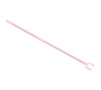 Garneck Adjustable telescopic reach pole clothes drying rod plastic hand lever portable pink strong load-bearing easy to stretch solid material