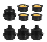 Garneck Air Compressor Silencer Muffler with 20mm 1/2 Inch Thread, Plastic Shell Noise Reduction Part for Oil-Free Air Compressor Pump, Suitable for Household Pneumatic Tool Environments