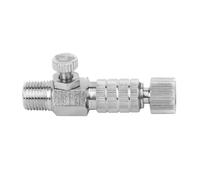 Garneck Airbrush Quick Release Coupler 1/8 Inch Metal Airbrush Connector with Micro Airflow Control and Automatic Shut-Off Function for Precise Painting and Craft Use