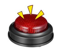 Garneck Alarm Sound Button with Battery-powered Sound Effects for Party Games Competition Pranks and Social Fun Prop