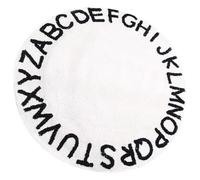 Garneck Alphabet Mat Floor Area Polyester Lightweight or Non- Rug for White Play Mat Carpet Cushion Room Living