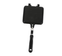 Garneck Aluminum Double-sided Detachable Sandwich Frying Pan Non-stick Baking Grill for Home Cooking with Anti-scalding Handle and Easy Flip Design