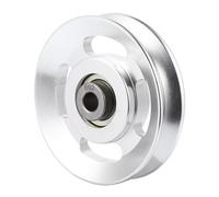 Garneck Aluminum Gym Pulley 90mm Alloy Cable Wheel for Weight Machine - Upgraded 3. 46-inch Replacement Attachment for Home Fitness Equipment Smooth Exercise System Gear