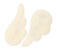 Garneck Angel Wings Hairpins for Plush Fabric Barrettes Cute Cartoon Hair Clips Non Clamp Bobby Pins Soft White Wings Accessories for School Party Birthday Christmas Daily Wear