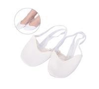 Garneck Anti-Slip Ballet Socks for Women Breathable Invisible Dancing Floor Socks with Ankle Tie White XL Non-Slip Grip for Yoga Pilates Belly Dance Practice at Home Studio