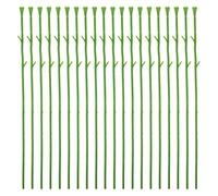 Garneck Artificial Flower Stems and Iron Green Floral Stem Wire 30pcs Flexible and Shapeable Realistic Appearance for Bouquet Making and Home Decor