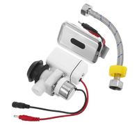 Garneck Automatic Sensor Urinal Flush Valve Kit Wall Mounted Toilet Replacement Accessories for Men Bathrooms Efficient Water-Saving Infrared Flusher with Compatibility and Easy