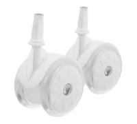 Garneck Baby Walker Wheel Replacement Set 4Pcs Universal Plastic Casters for Toddler Walkers Accessories for Baby Walker Upgrades