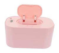 Garneck Baby Wipe Warmer Dispenser for Babies USB Portable Pink Wipes Tissue Heater with Adjustable Temperature for Travel and Nursery Use