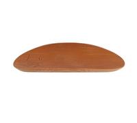 Garneck Bamboo Rolling Pin Beige for Enhanced Stability and Surface Protection and Spoon Holder with Grooved Base Kitchen Tool Storage Rack Size 17.5x6.5x2cm for Dough Preparation