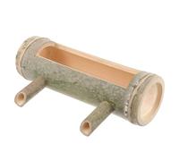 Garneck Bamboo Water Fountain Spout Outdoor Fountain Decor for Gardens and Patios Long Creates Soothing Water Flow Effect for Fish and Plants