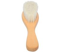Garneck Bath Brush with Wooden Handle and Babies, Synthetic Material Body Scrubber, Easy to Scrub Hard-to-Reach Areas and Remove Dust, Shower Brush for Bathing