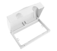 Garneck Bathroom Outlet Cover Transparent Socket Protector Wall Mounted Splash Case for Humid Environments Reusable and Easy to Install Wall Socket Guard