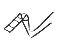 Garneck Bed Ladder Assist Handle Strap for Elderly with Safety Bed Rail and Pull Up Rope for and Support Black