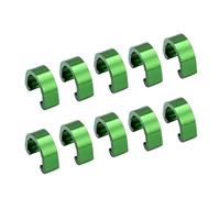 Garneck Bike Cable Clips 10Pcs C Shaped Buckle Wire Clamps for Road Bicycle Line Fixing Lightweight Durable Brake Hose Clip