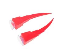 Garneck Bike Helmet Devil Horns Red Adhesive Suction Cup Mount for Motorcycle Ski Scooter Helmets Bike Accessories for Women Halloween Party Costume Decoration