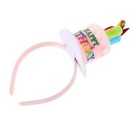 Garneck Birthday Cake Headband for Festive Party Supplies for Themed Celebrations Versatile Headwear for All Ages Enhance Party Vibes with Eye Catching Design