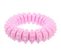 Garneck Bite Teeth Cleaning Ring Dog Throwing Circle Bite-resistant Dog Circle Toys for Outdoor Play Toys Funny Chewing for Puppy Training