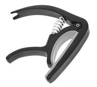 Garneck Black Guitar Capo for Beginners and Professionals with Ukulele Tuner, Plastic Material, Easy to Carry on Valentine's Day or New Year's Day for Classical and Acoustic Guitars