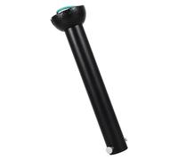 Garneck Black Metal Ceiling Fan Extension Rod 1 Inch Od with Hanger Ball | Matte Finish, Hidden Suspension Ball, Non Threaded Fit, Stable Use for Large Rooms and Chandelier Installation