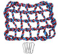 Garneck Black Pet Hanging Net Rope Climbing Net Birds Hammock Bite-resistant Easy Install for Large and Medium Parrots Cage