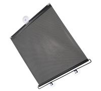 Garneck Blackout PVC Shade Screen Roll with Suction Cup for Bedroom and Study Room Privacy Protection and Darkening