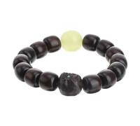 Garneck Blackwood Buddhist Beads Bracelet Luminous Glow Beads, Wooden Hand Jewelry Chain for Meditation and Spiritual Practice, 2.0mm Night Glow Pendant Suitable for Men and Women