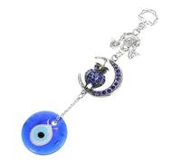 Garneck Blue Evil Eye Owl Wall Hanging Ornament for Car and Home Decoration, Synthetic Material Amulet with Unique Design for Protection and Blessing