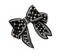 Garneck Bow Hairpin Diamond Accents Stylish Bowknot Hairpin for Girls Delicate Hair Pin for Wedding Daily Use Fashion Headdress Clip for Thick Hair