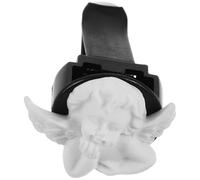 Garneck Car Air Freshener Diffuser Angel Resin Clip White Creative Air Freshening Accessory for Car Vent