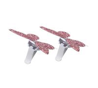 Garneck Car Air Vent Clip Rhinestone Butterfly Shape Aroma Ornament Stylish Dashboard Decoration Car Interior Decor Elegant Air Freshener for Luxurious Driving Experience