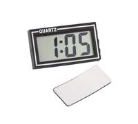 Garneck Car Dashboard Clock Digital Lcd Display with Back Kickstand Design and Adhesive Tape for Car Vent, Plastic and Mirror Material, High Definition Reading for Automotive Interior