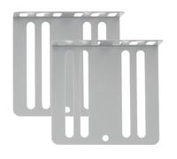 Garneck Car Dvd Player Installation Frame and CD Player Mounting Bracket, Double Din Support Kit with Universal Car Audio Fixing Brackets for Vehicle Navigation Systems, 2pcs Set