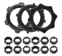 Garneck Car Mount Screw-On Holder 15pcs Black Plastic Nuts with Ball-Joint Fixed Adapter for Phone Holding in Car While Driving