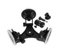 Garneck Car Suction Cup Bracket for Dash Camera Navigation Devices Triple Suction Cup Mount for Car Windscreen Easy Installation Camera Holder