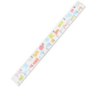 Garneck Cartoon Growth Height Chart Wall Sticker for Nursery Room and Kindergarten, Wear Resistant PVC Material Creative Animal Design for Room Decoration