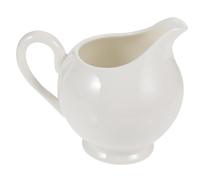 Garneck Ceramic Gravy Pitcher Mini Milk Jug with Dripless Spout for Home Restaurant Coffee Shop Versatile Sauce Boat for Hot Cold Gravies Salad Dressings