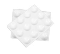 Garneck Ceramic Spot Plate Reaction Board Porcelain Chemical Testing Tray Laboratory Instrument for Versatile Scientific Experiments and Lab Operations
