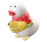 Garneck Ceramic Vinegar Dispenser Bottle with Good Seal, Multi-functional Use, Adorable Cartoon Animal Shape, Hand-painted Design, for Kitchen Dining and Table Decoration