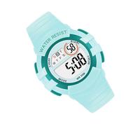 Garneck Children Digital Watch TPU Waterproof Adjustable Strap Glow-in-the-Dark Student Wristwatch for Girls Sports and Outdoor Use