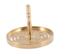 Garneck Chinese Incense Press Mold Tool Copper Incense Seal with Anti-skid Handle for DIY Cone Making and Ash Pressing Smooth Surface for Meditation Yoga Temple Home Aromatherapy