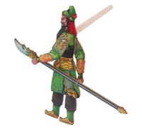 Garneck Chinese Traditional Shadow Puppetry Kit DIY Educational Puppet Theater Model Figurines for Early Learning Cultural with Traditional Three Characters