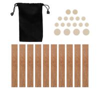 Garneck Clarinet Pad Replacement Cork Sheet with Good Elasticity and Sealing for Neck Joint Repair, Coffee Wood and Sheep Casing Material Instrument Accessories for Woodwind Clarinet