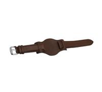 Garneck Classic Genuine Leather Watch Strap Vintage Tray Style for Interface Watches Cowhide Wristband in Simple Installation and Anti-allergy Design for Men