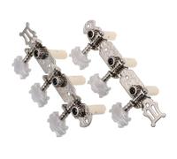 Garneck Classical Guitar Tuning Pegs Metal Silver Ratio Guitar Machine Heads Accurate Tuning